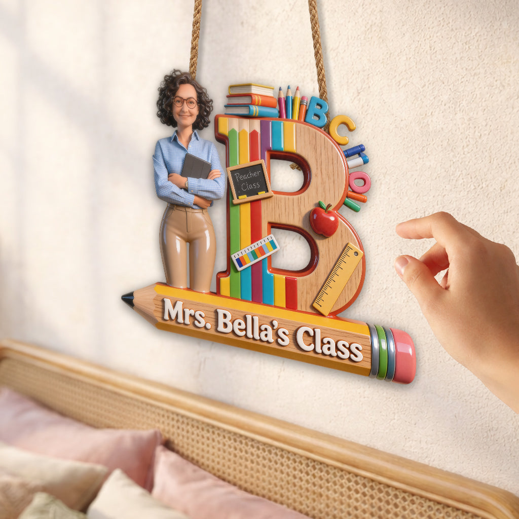 Teacher Gift Idea - Personalized Teacher Acrylic Sign