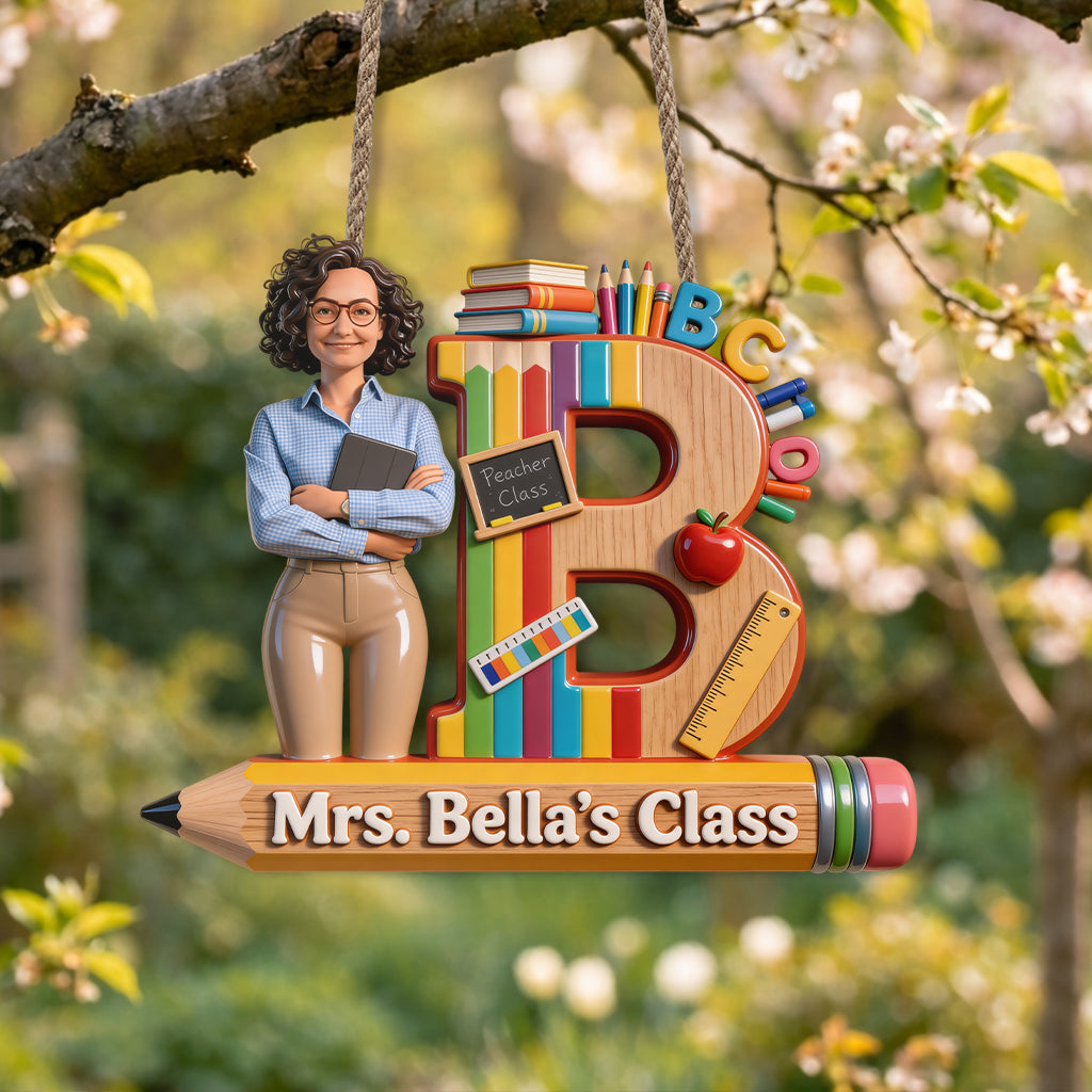 Teacher Gift Idea - Personalized Teacher Acrylic Sign