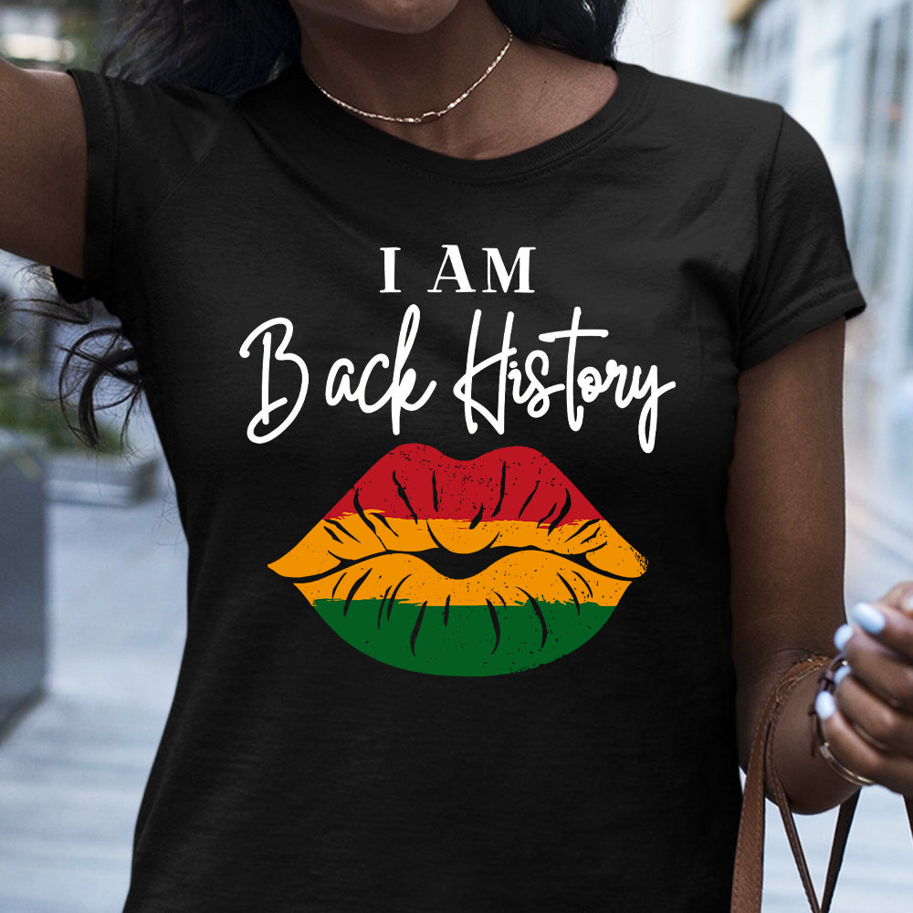 I Am Black History - Personalized African American T-shirt And Hoodie