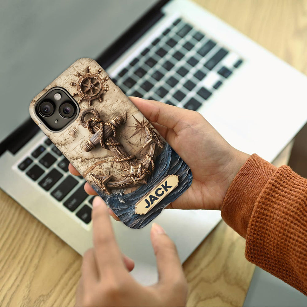 Proud Sailor - Personalized Boating Full Print Phone Case
