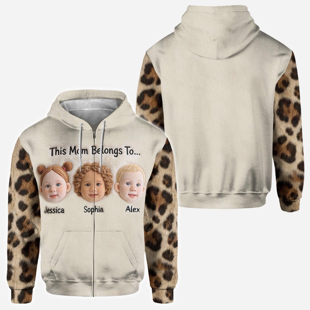 This Mom / Grandma Belongs To - Personalized Mother All Over Shirt