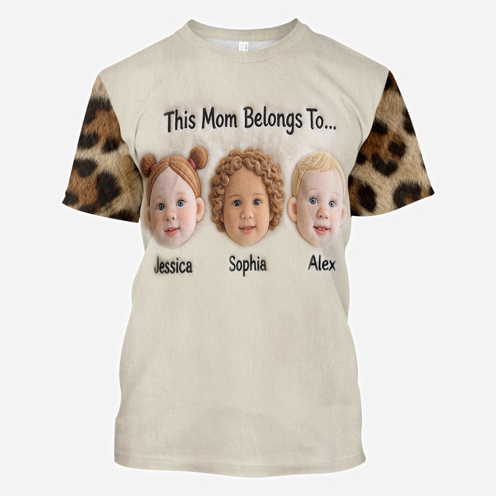 This Mom / Grandma Belongs To - Personalized Mother All Over Shirt