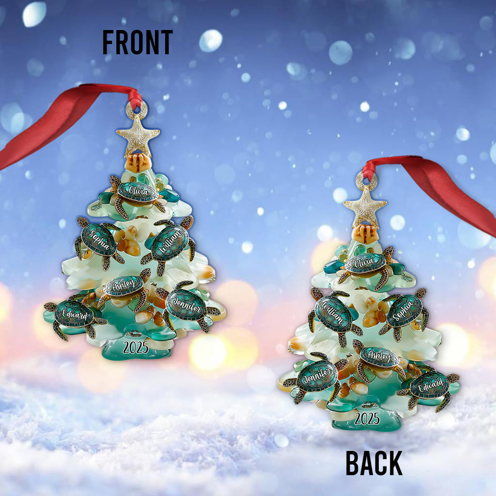 Merry Christmas - Personalized Family Ornament