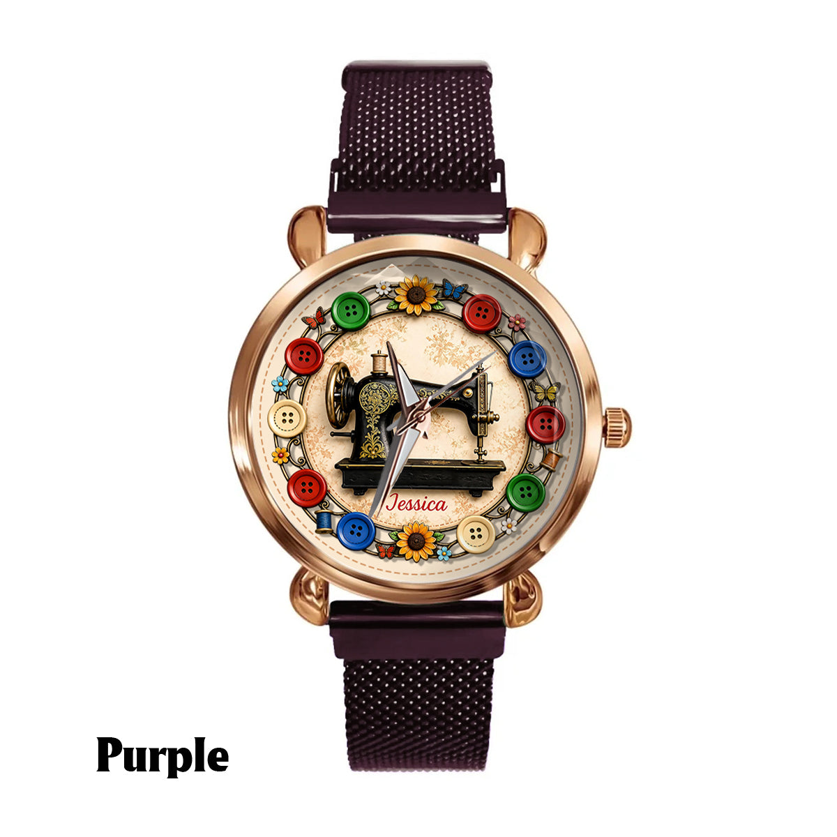 Love Sewing - Personalized Sewing Women Hand Watch