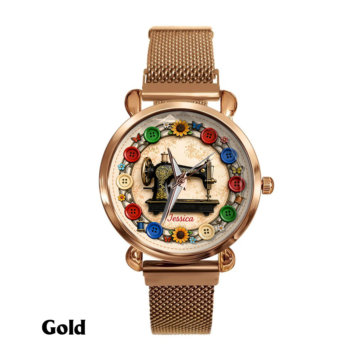 Love Sewing - Personalized Sewing Women Hand Watch