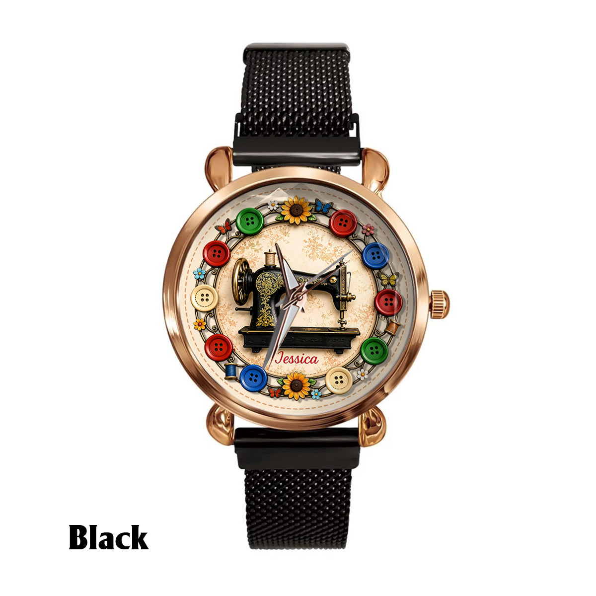 Love Sewing - Personalized Sewing Women Hand Watch