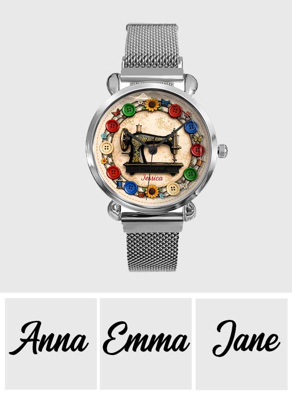 Love Sewing - Personalized Sewing Women Hand Watch