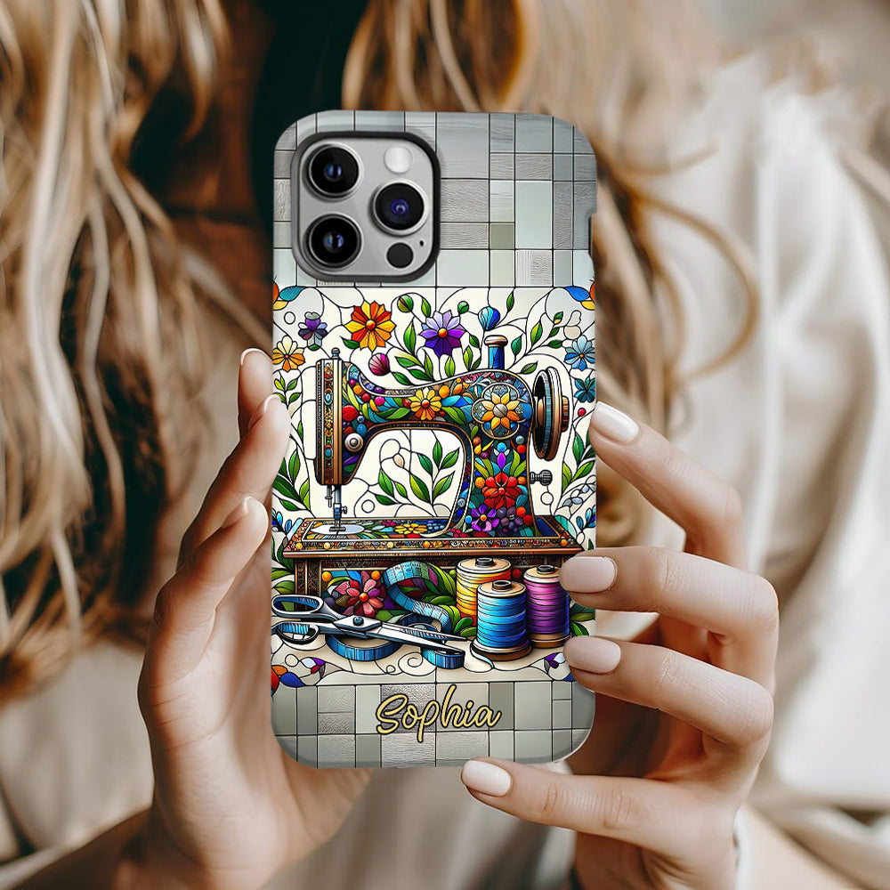 Love Sewing - Personalized Sewing Full Print Phone Case