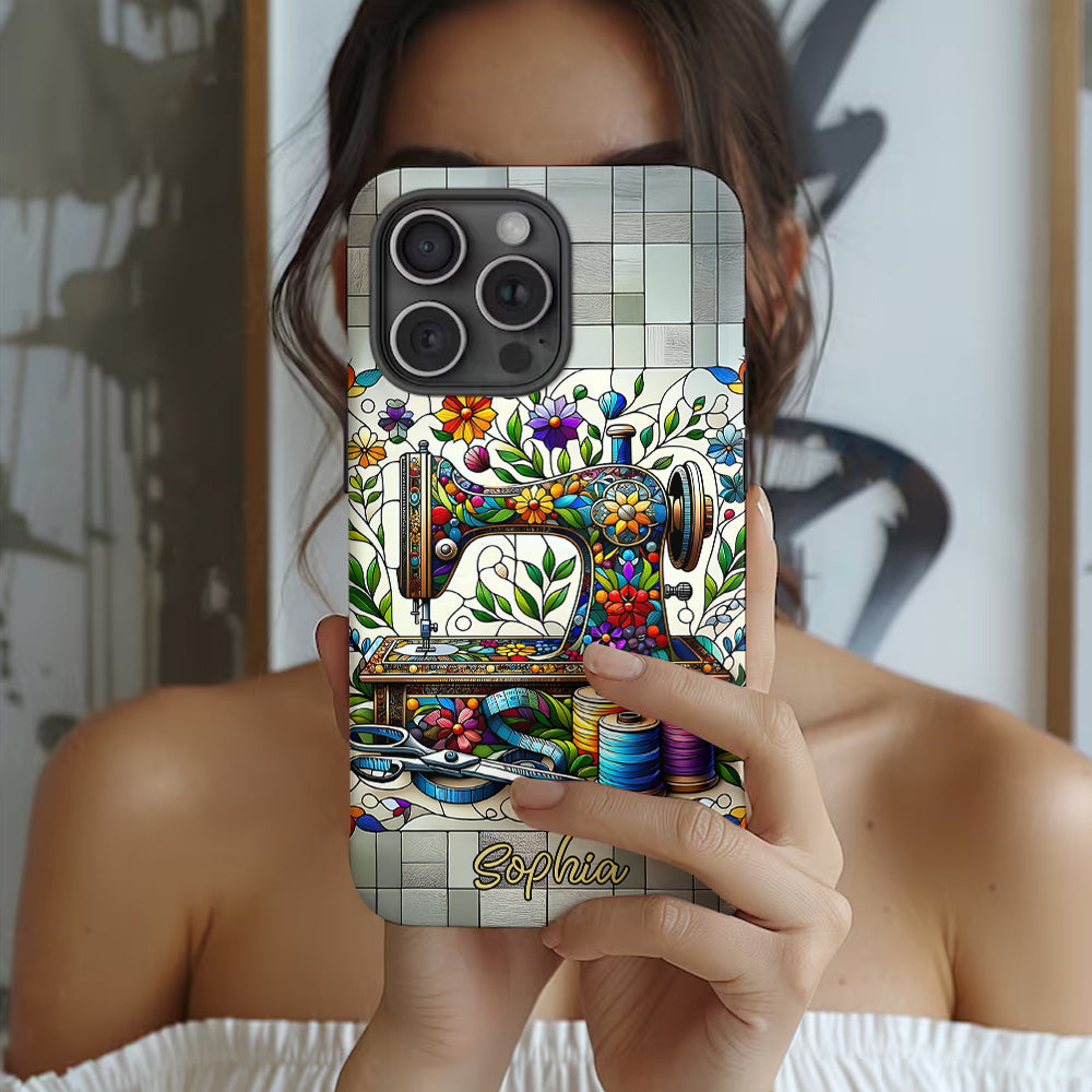 Love Sewing - Personalized Sewing Full Print Phone Case