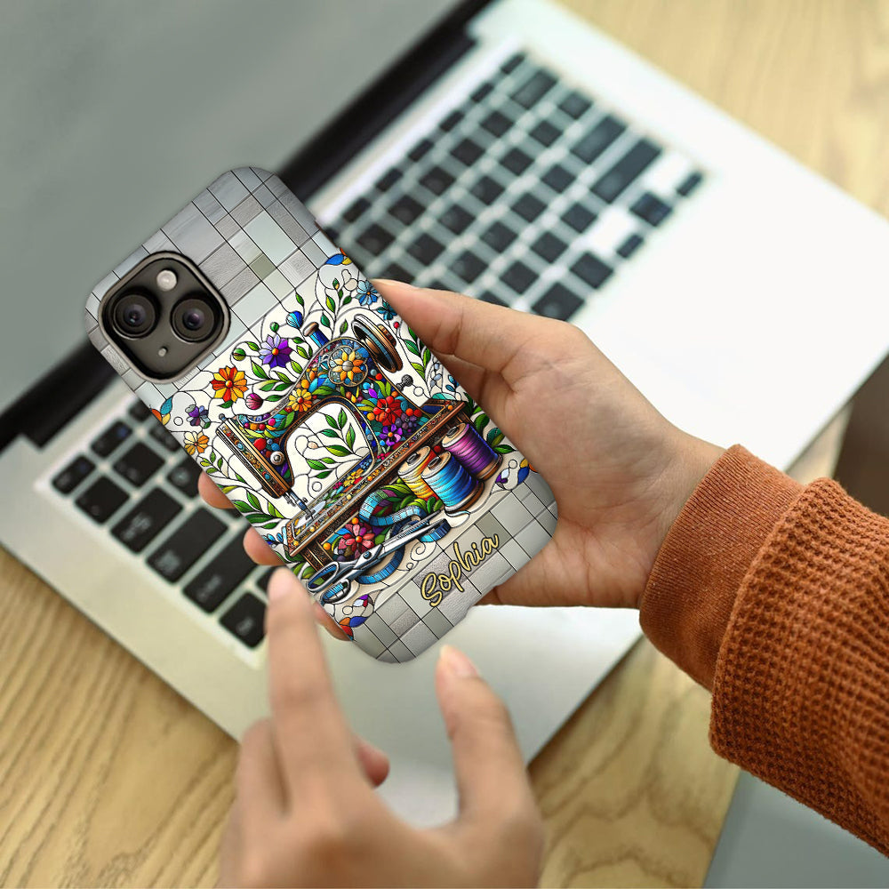 Love Sewing - Personalized Sewing Full Print Phone Case