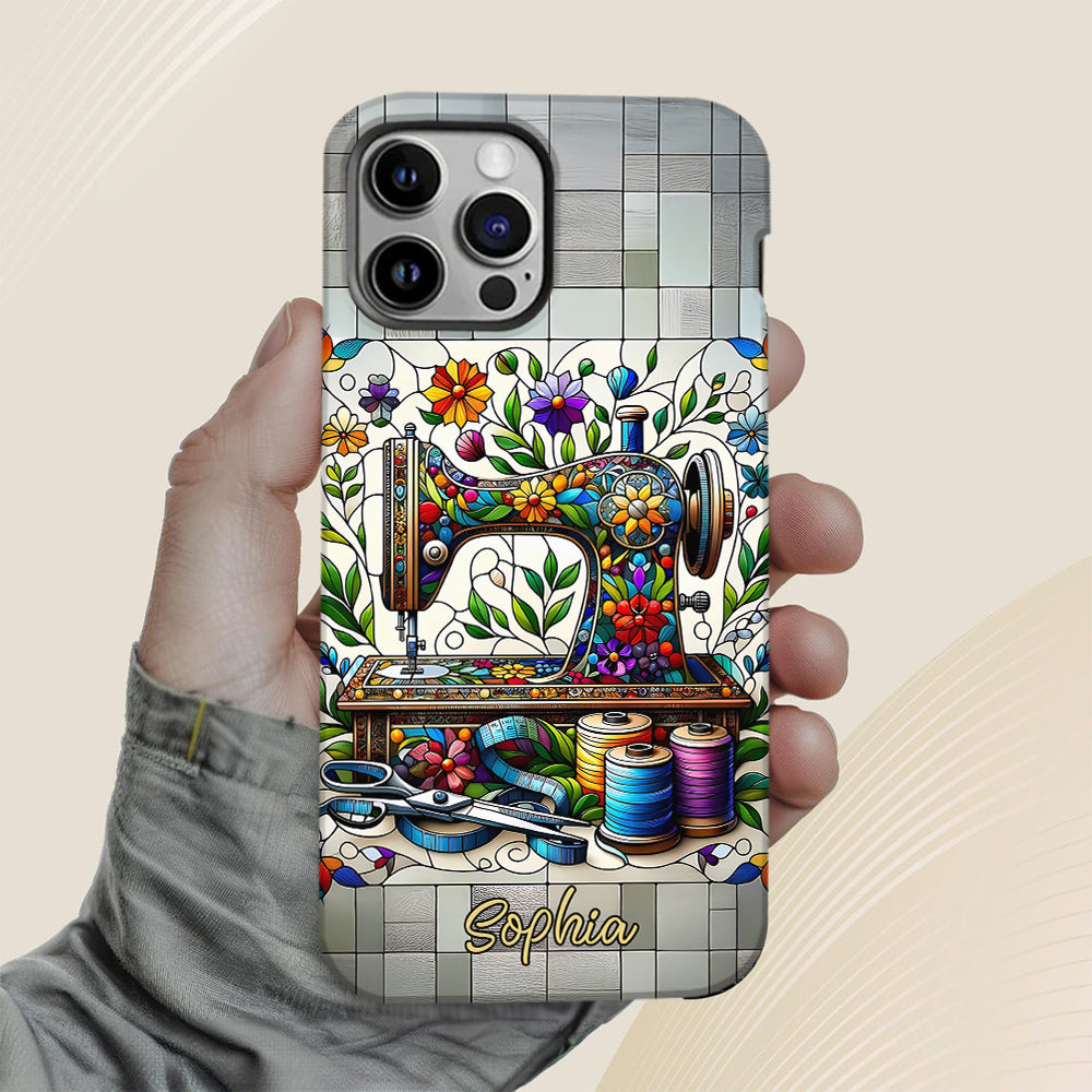 Love Sewing - Personalized Sewing Full Print Phone Case