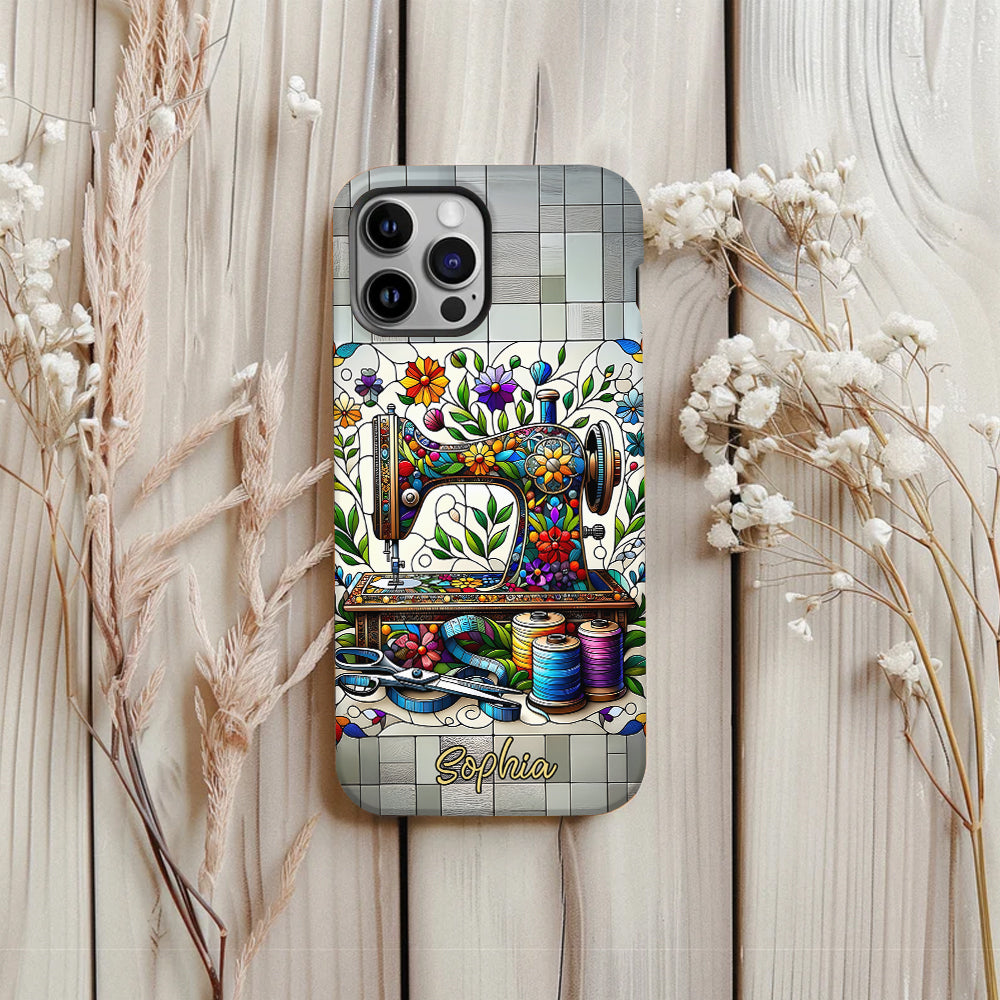 Love Sewing - Personalized Sewing Full Print Phone Case