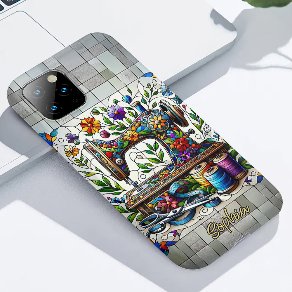 Love Sewing - Personalized Sewing Full Print Phone Case