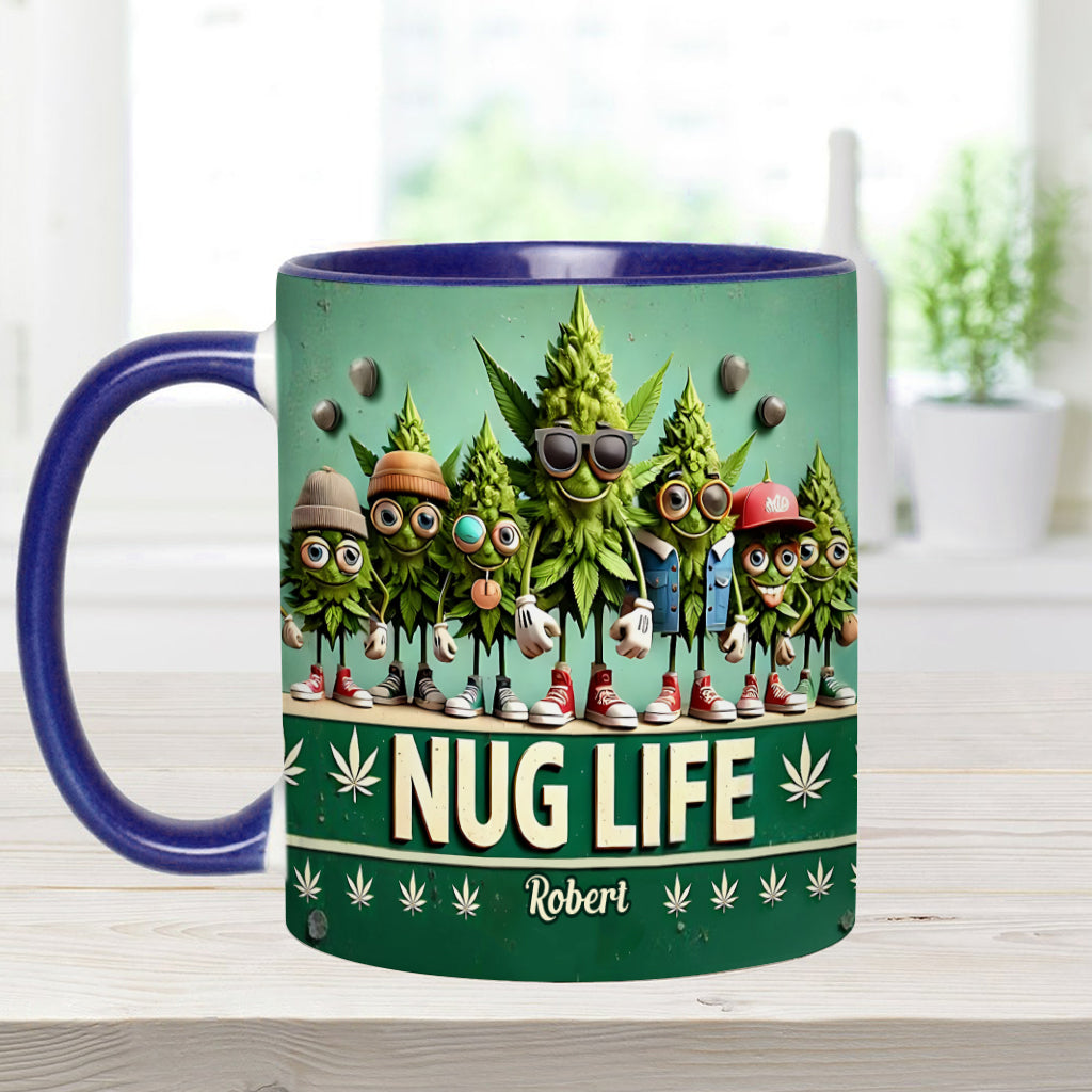 Nug Life - Personalized Weed Accent Mug