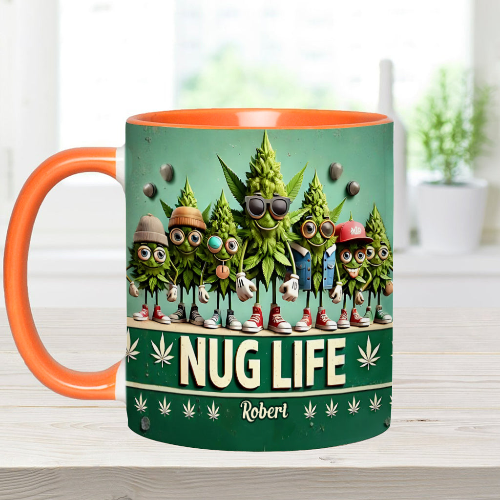 Nug Life - Personalized Weed Accent Mug