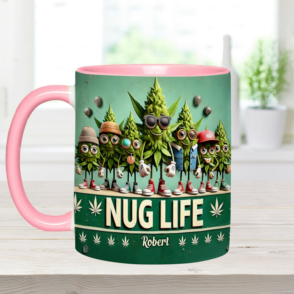 Nug Life - Personalized Weed Accent Mug