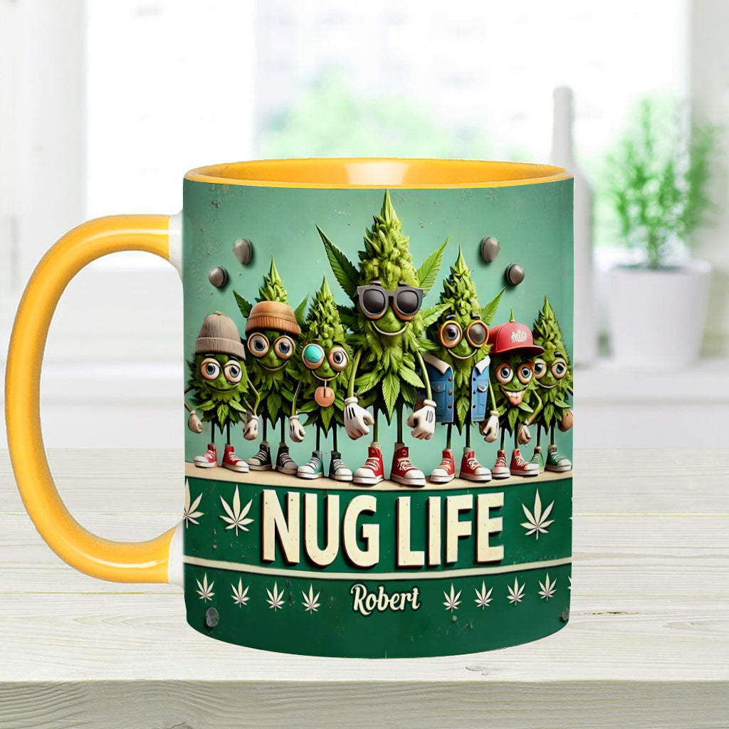 Nug Life - Personalized Weed Accent Mug