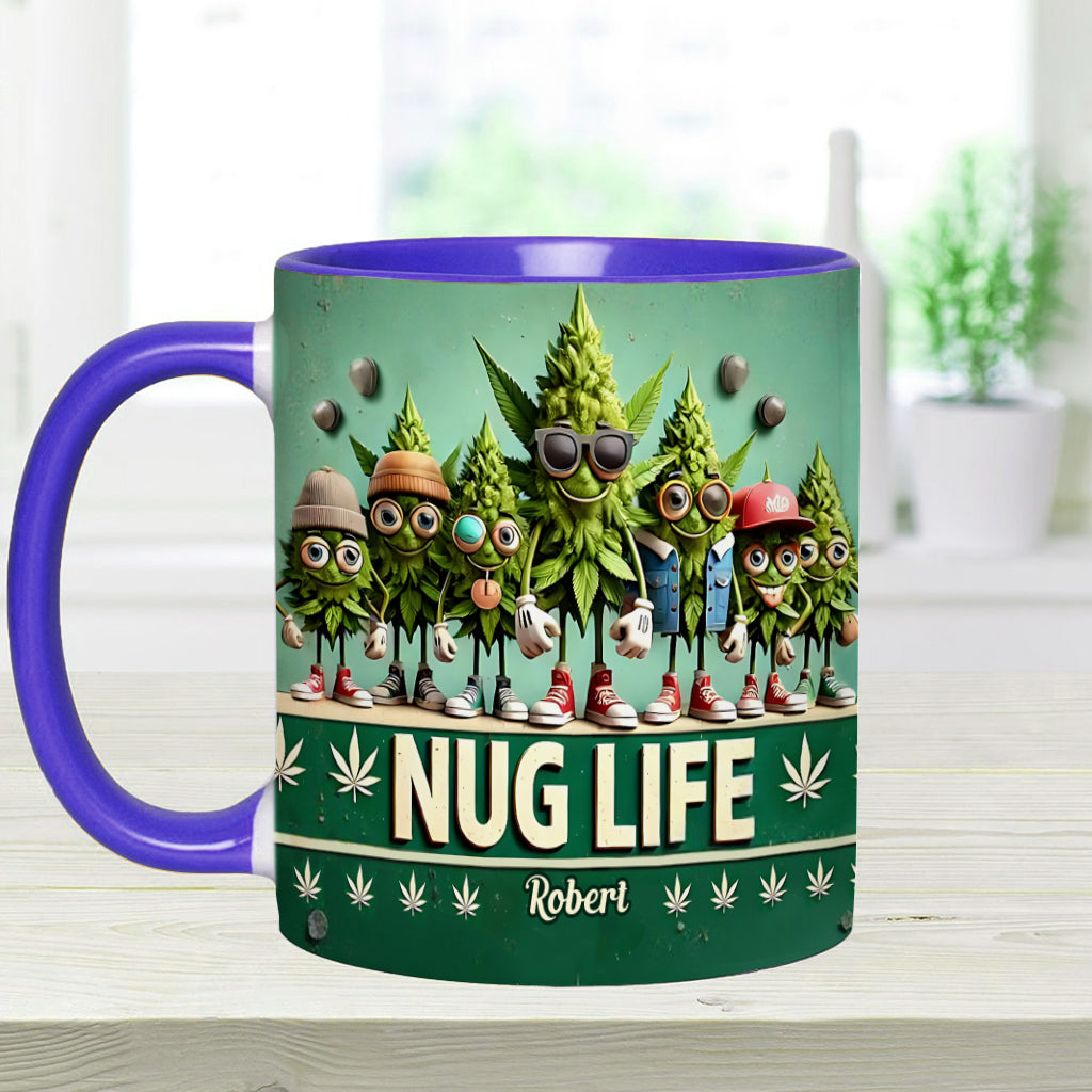 Nug Life - Personalized Weed Accent Mug