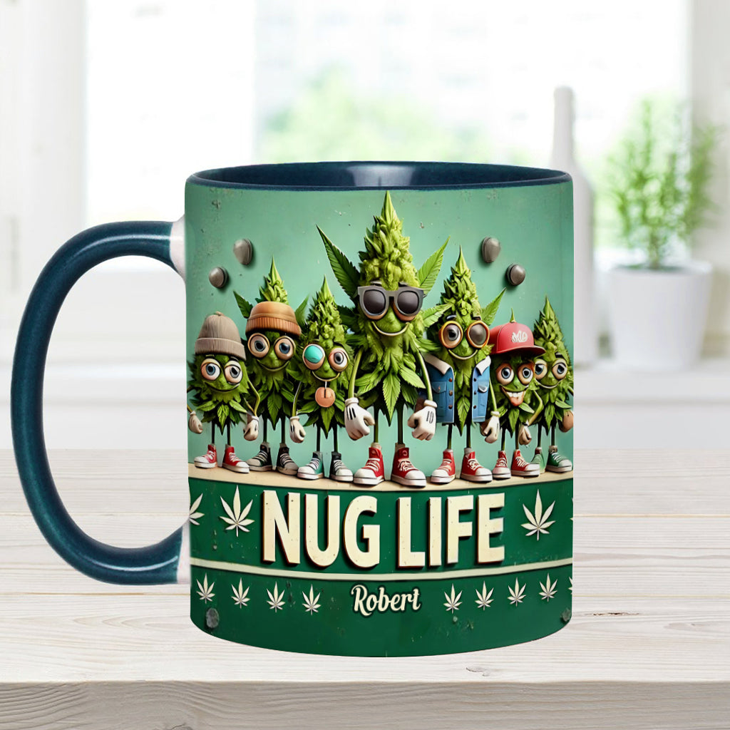 Nug Life - Personalized Weed Accent Mug