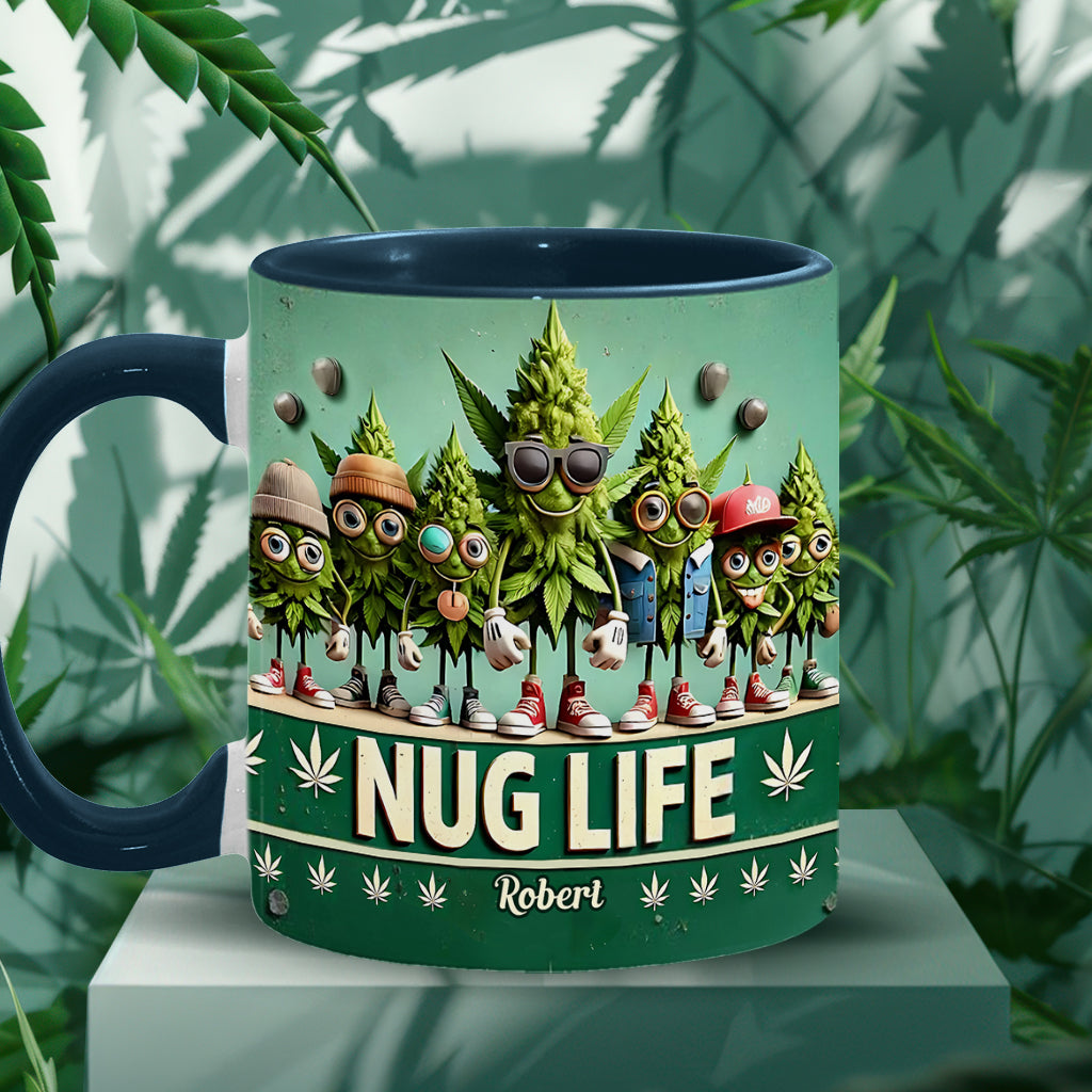 Nug Life - Personalized Weed Accent Mug
