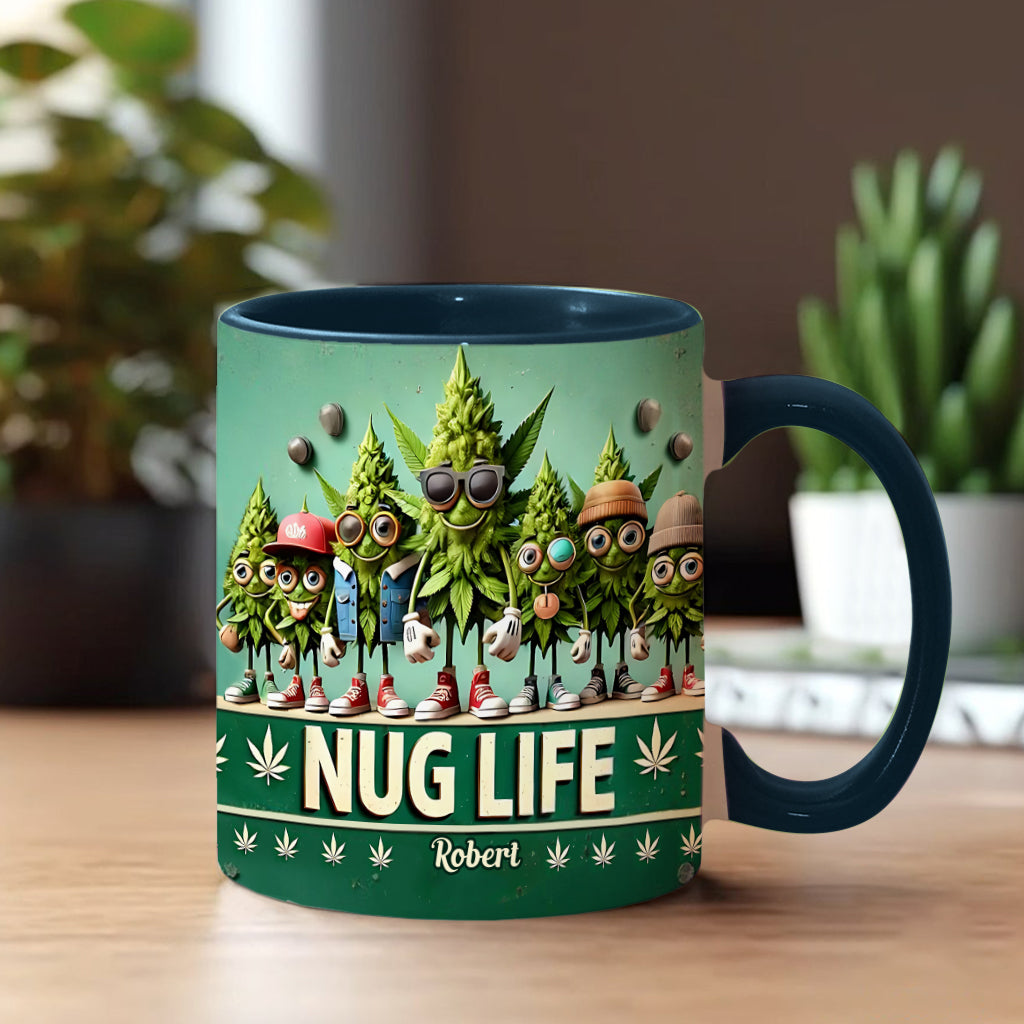 Nug Life - Personalized Weed Accent Mug