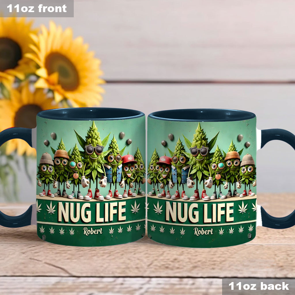 Nug Life - Personalized Weed Accent Mug