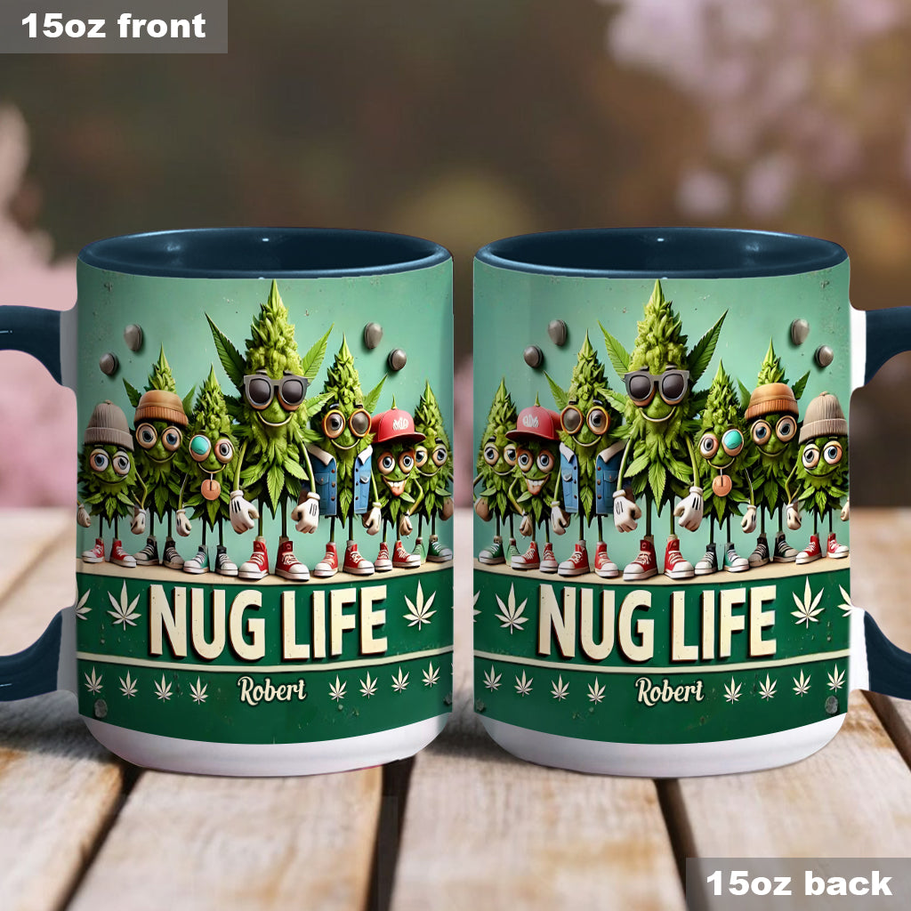 Nug Life - Personalized Weed Accent Mug