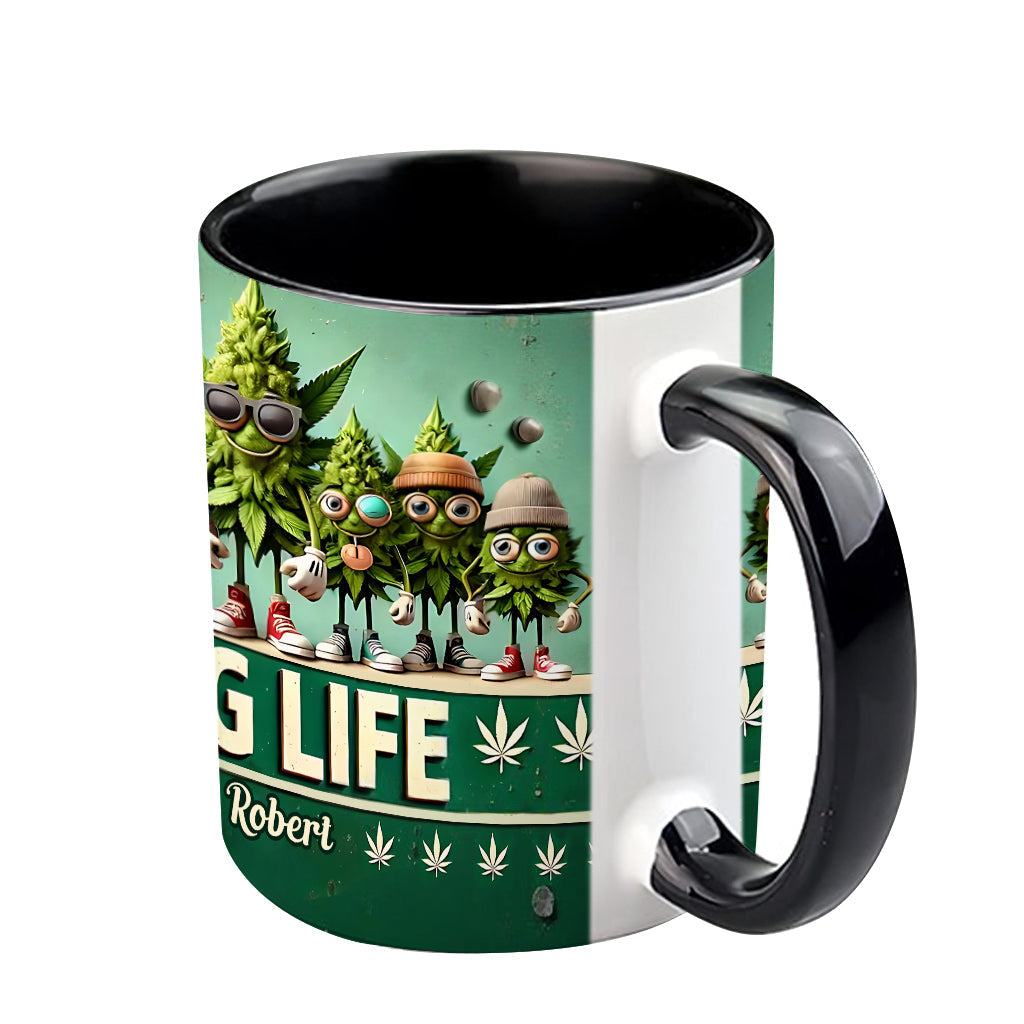 Nug Life - Personalized Weed Accent Mug