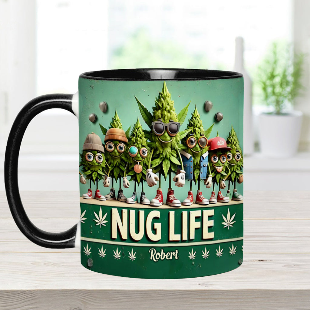 Nug Life - Personalized Weed Accent Mug