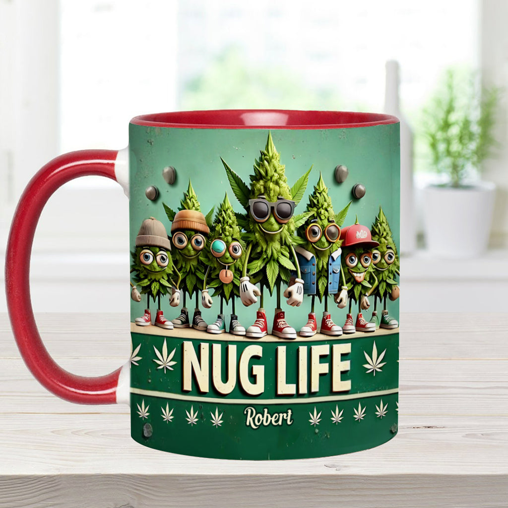 Nug Life - Personalized Weed Accent Mug