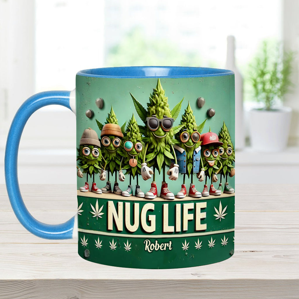 Nug Life - Personalized Weed Accent Mug