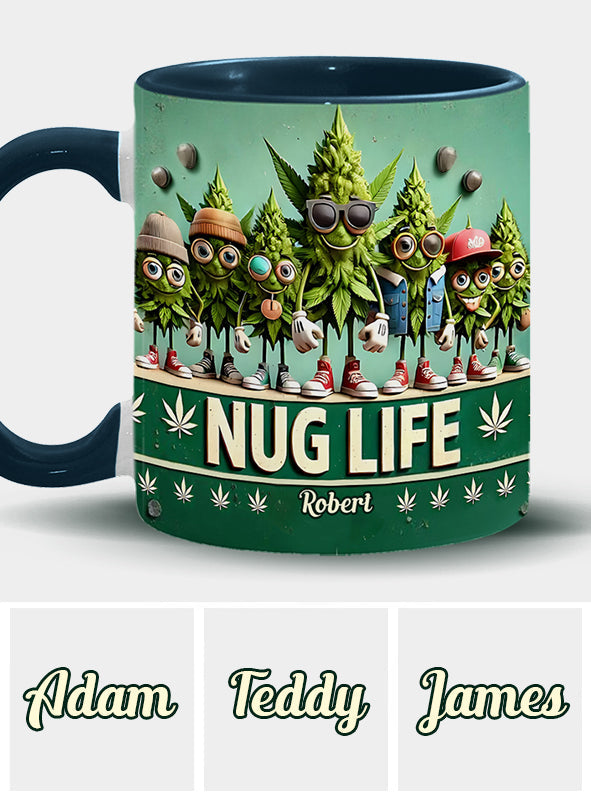 Nug Life - Personalized Weed Accent Mug