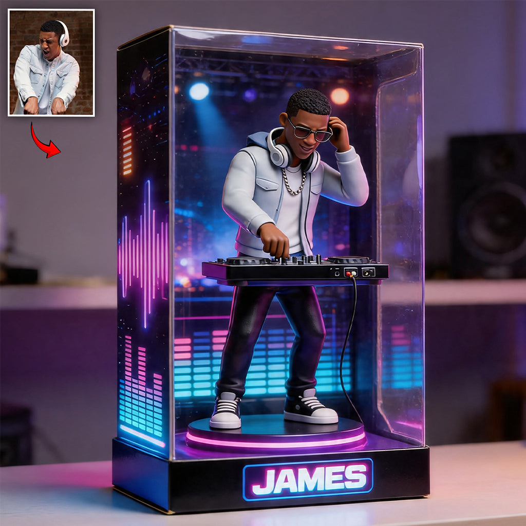 Make Some Noise - Personalized DJ Custom Shaped Acrylic Plaque