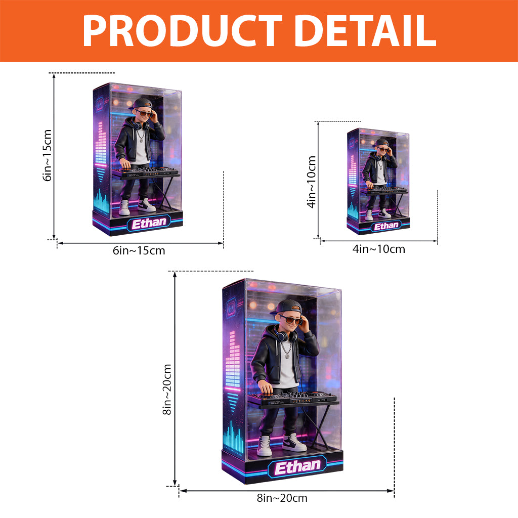 Make Some Noise - Personalized DJ Custom Shaped Acrylic Plaque