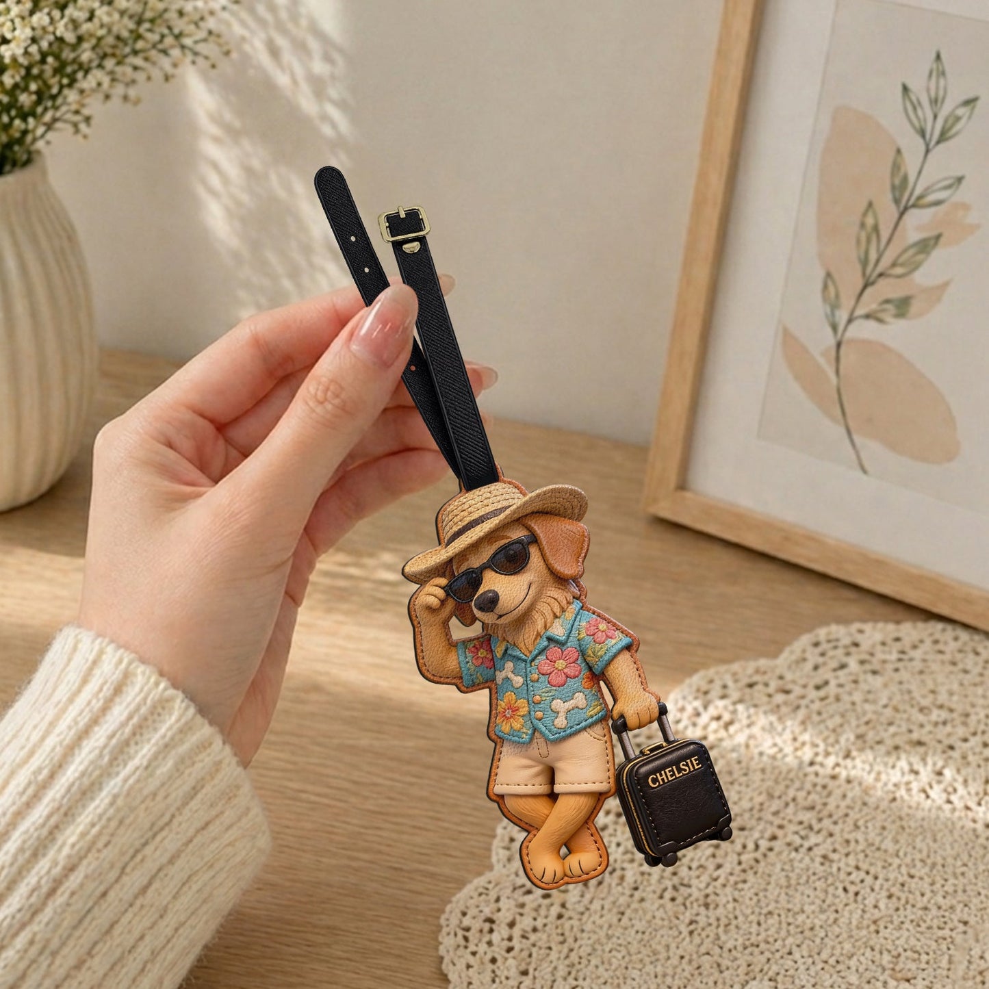Travel With Pets - Personalized Dog Luggage Tag