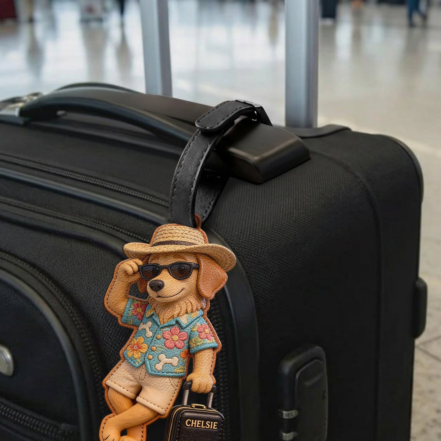 Travel With Pets - Personalized Dog Luggage Tag