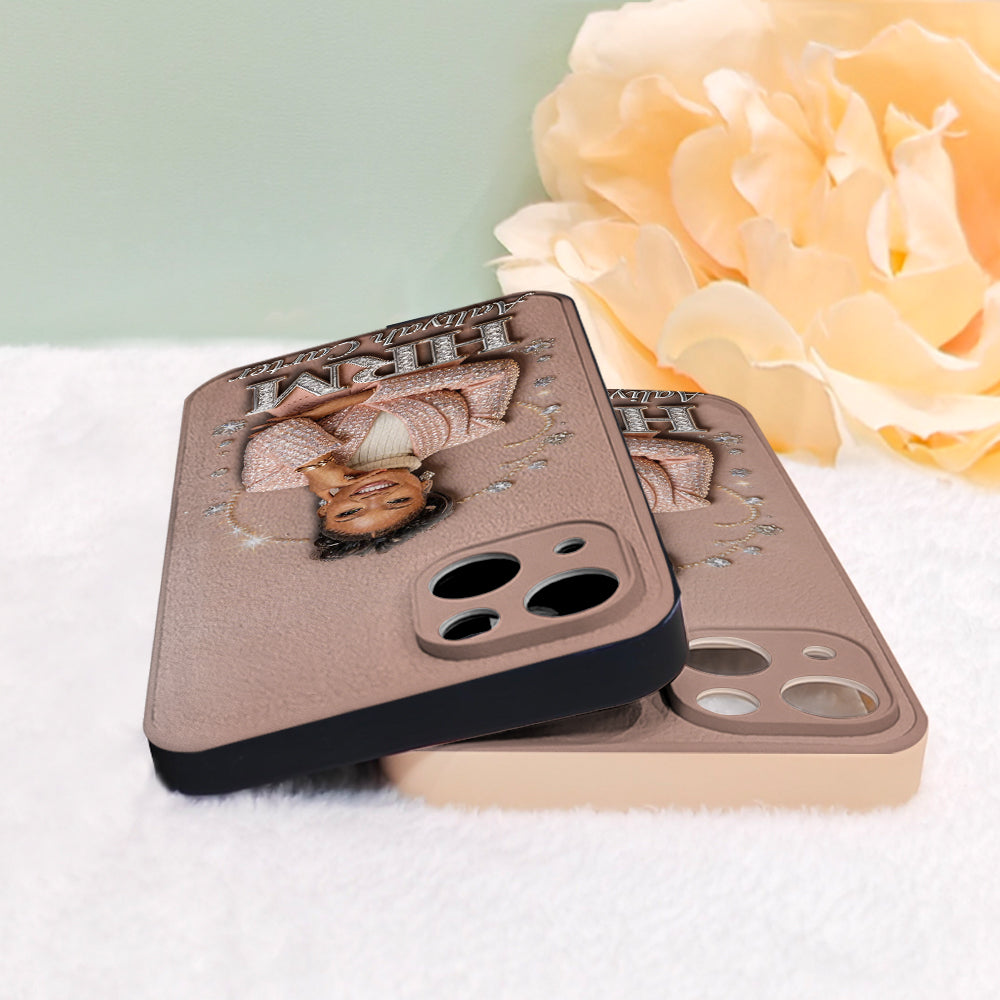 Office Decoration Custom Any Photo - Personalized Colleague 3D Embossed Leather Phone Case