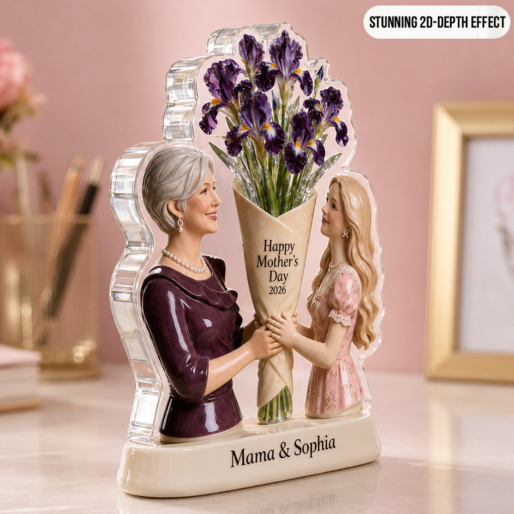 Meaning Mother's Day Gift - Personalized Mother Custom Shaped Acrylic Plaque