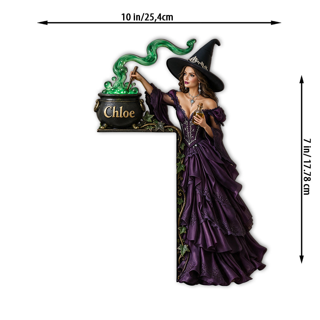 Witchy - Personalized Witch Door Frame Decoration