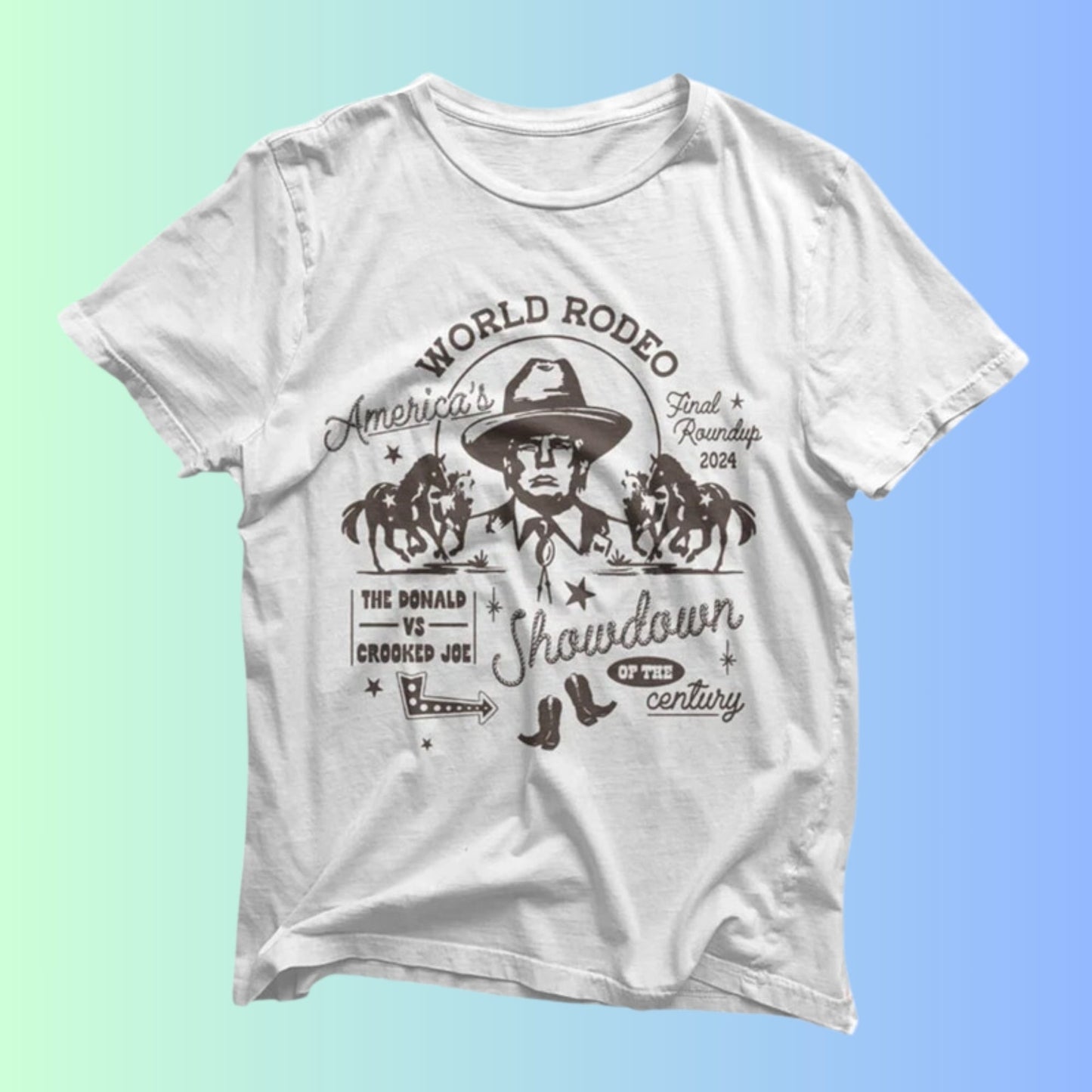 America's World Rodeo 2024 -T-Shirt, Trump 2024 Shirt, President Shirt, Republican Shirt, America Trump Sweatshirt Hoodie T-shirt & Hoodie