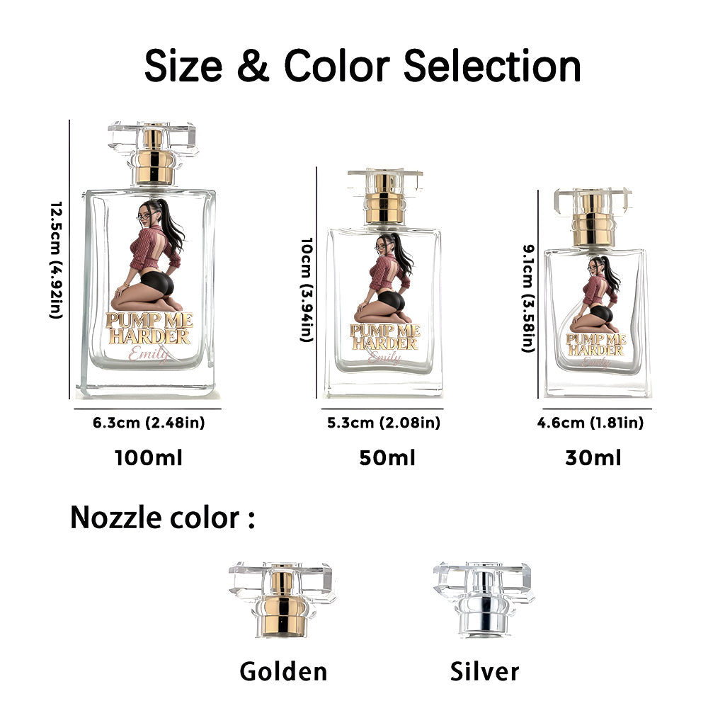 Pump Me Harder - Personalized Spicy Couple Refillable Perfume Bottle