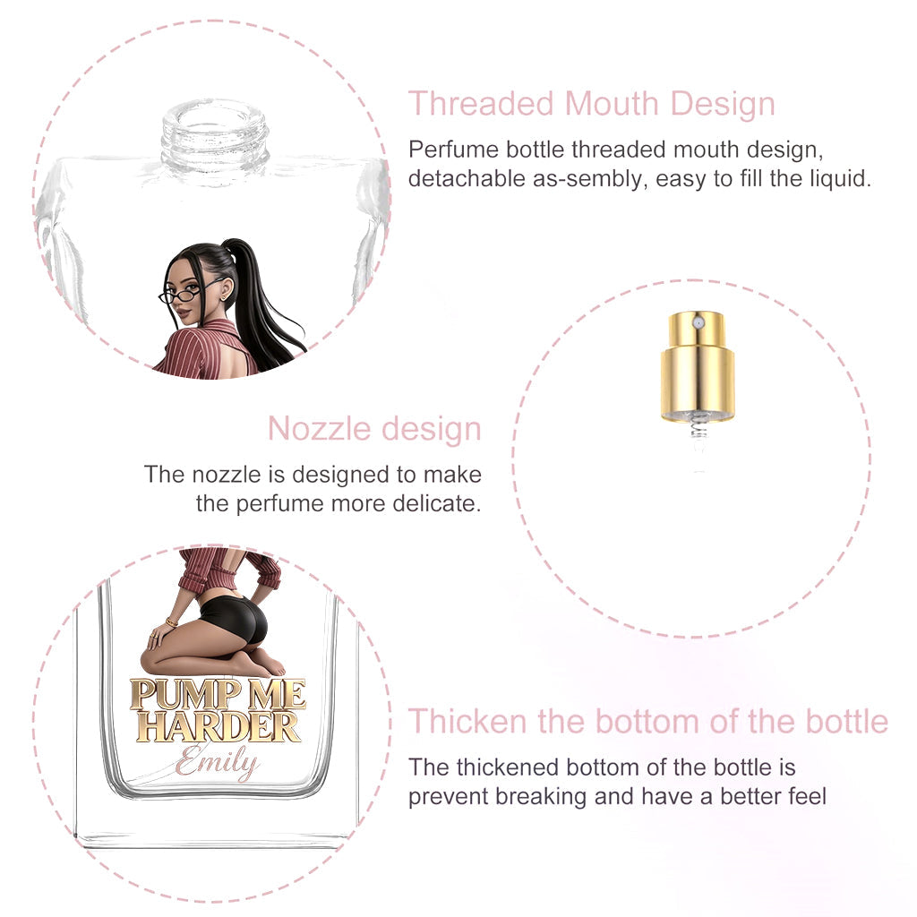 Pump Me Harder - Personalized Spicy Couple Refillable Perfume Bottle