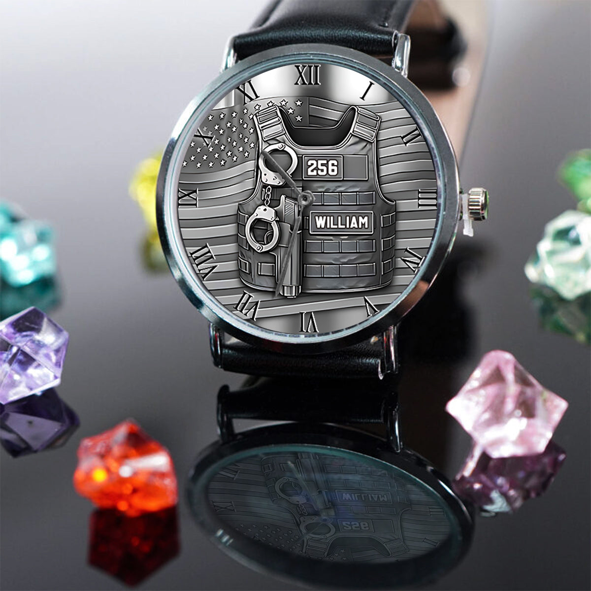 Serve And Protect - Personalized Police Officer Hand Watch