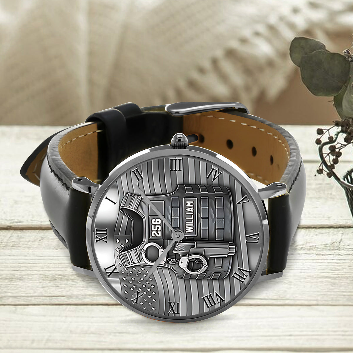 Serve And Protect - Personalized Police Officer Hand Watch