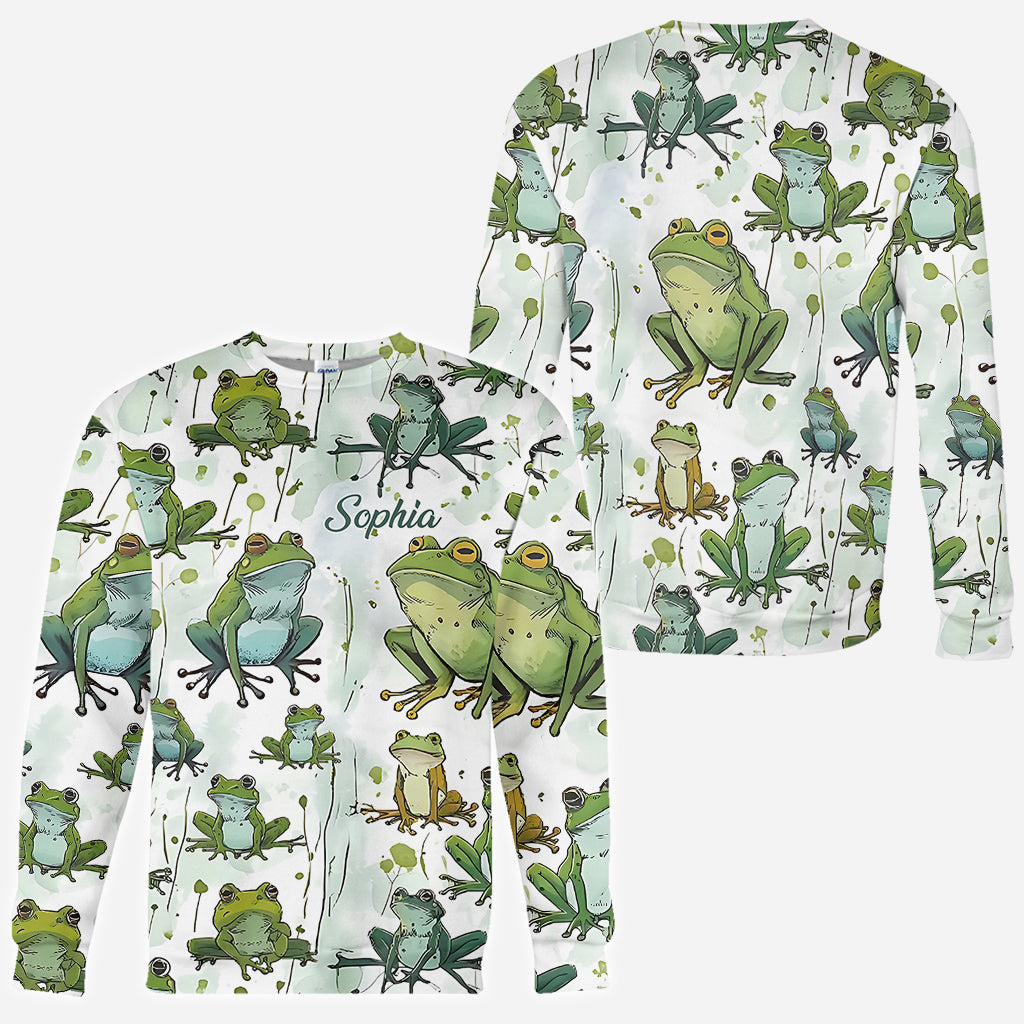 Love Frogs - Personalized Frog All Over Shirt