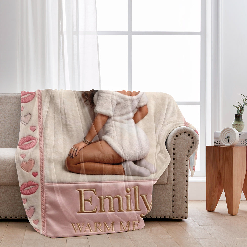 Warm Me Up - Personalized Spicy Couple Blanket