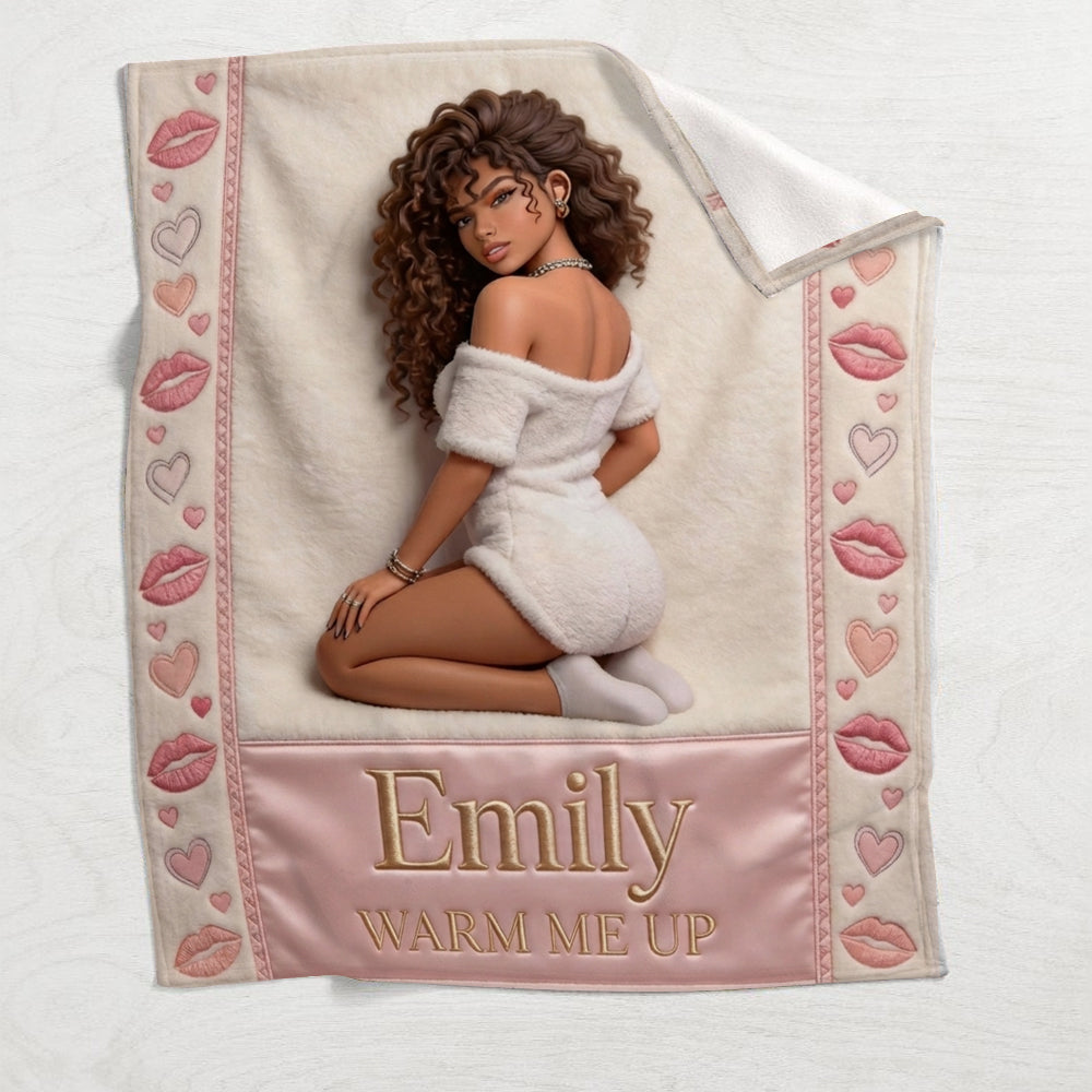 Warm Me Up - Personalized Spicy Couple Blanket