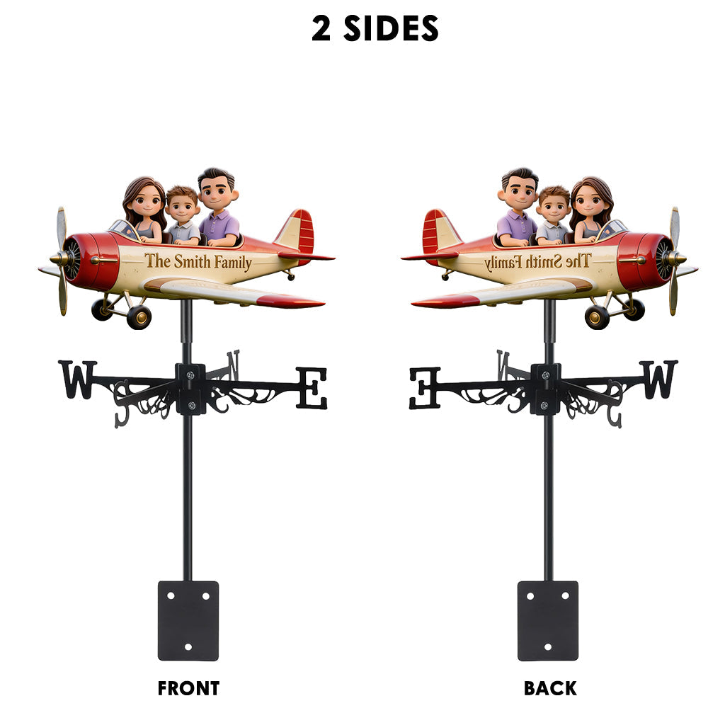 Our Family Adventure - Personalized Family Weather Vane