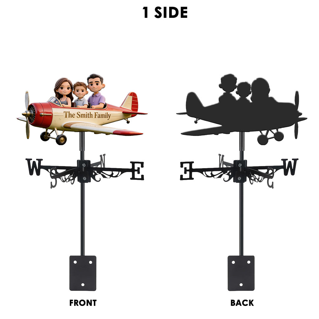 Our Family Adventure - Personalized Family Weather Vane