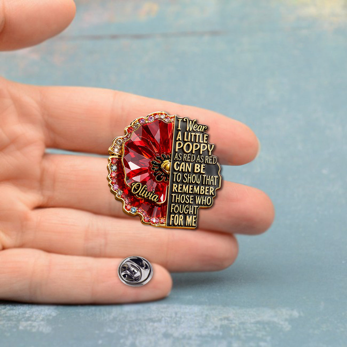 Veteran Tribute - Personalized Veteran Pin